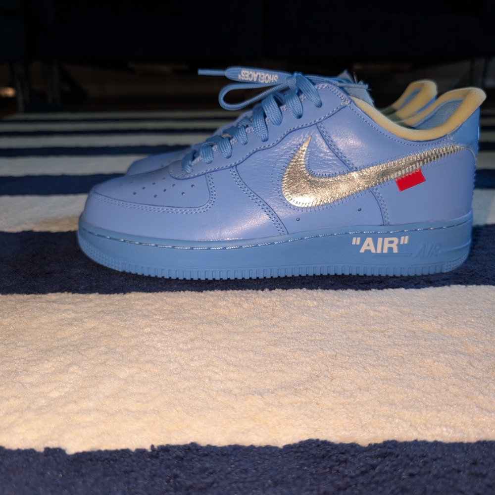 Off-White Blue and Silver Sneakers #OBO